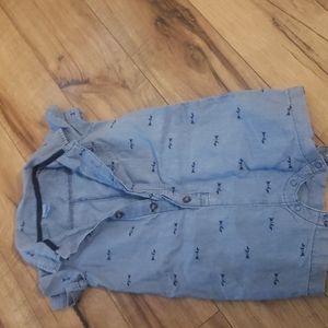 Boys wiener dog romper